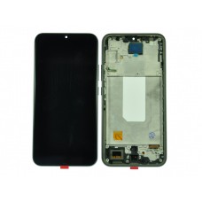 Дисплей для Samsung SM-A346E/A34+Тачскрин черный OLED в рамке