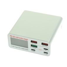 Зарядная станция WLX-899+ 100W 2 USB x 5v 2100 мАч/1 USB 20W 5-12v 3000 мАч/1 Type C PD 20W 5-12v 3000 мАч/1 Type C PD 30W 5-20v 3000 мАч/1 Type C PD 65W 5-20v 3250 мАч 6 выходов с дисплеем Зарядная станция WLX-899+ 100W 2 USB x 5v 2100 мАч/1 USB 20W 5-12v 3000 мАч/1 Type C PD 20W 5-12v 3000 мАч/1 Type C PD 30W 5-20v 3000 мАч/1 Type C PD 65W 5-20v 3250 мАч 6 выходов с дисплеем