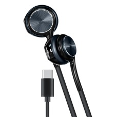 Стереонаушники WALKER H735, TYPE-C, микрофон, кнопка ответа, рег.громкости, черные Стереонаушники WALKER H735, TYPE-C, микрофон, кнопка ответа, рег.громкости, черные