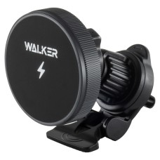 Держатель автомобильный WALKER CX-055 магнитный на воздуховод, с беспроводным ЗУ, черный Держатель автомобильный WALKER CX-055 магнитный на воздуховод, с беспроводным ЗУ, черный