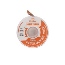 Оплетка для выпайки MobiTool DW-3015 3мм*1,5м Оплетка для выпайки MobiTool DW-3015 3мм*1,5м
