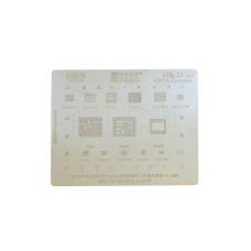Трафарет BGA IC Amaoe 0,12мм Sam-21 S25/S25 Plus Exynos 2500/E9950/SM8950/RAM496/PE442/TRFK2701/PM8550VE/PM8550VS/CPS4038/58093-11/QPM7815A/BGA153/SDR875/WCN7851/MRX77775P