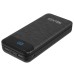 Внешний аккумулятор Power Bank Walker WB-525, 20000 mAh, Li-Pol, 2.1A вх/вых, USBx2, microUSB,Type-C, пластик, черное